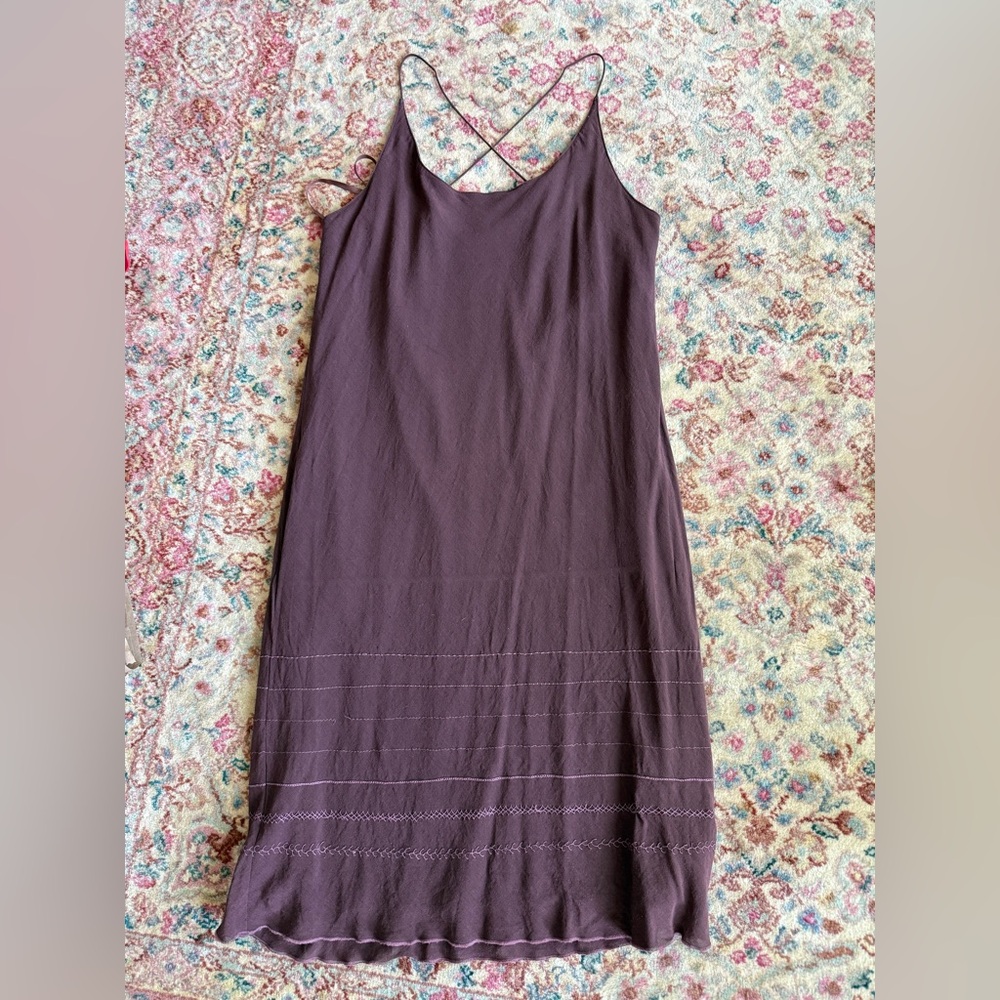 Banana Republic Brown Silk Dress